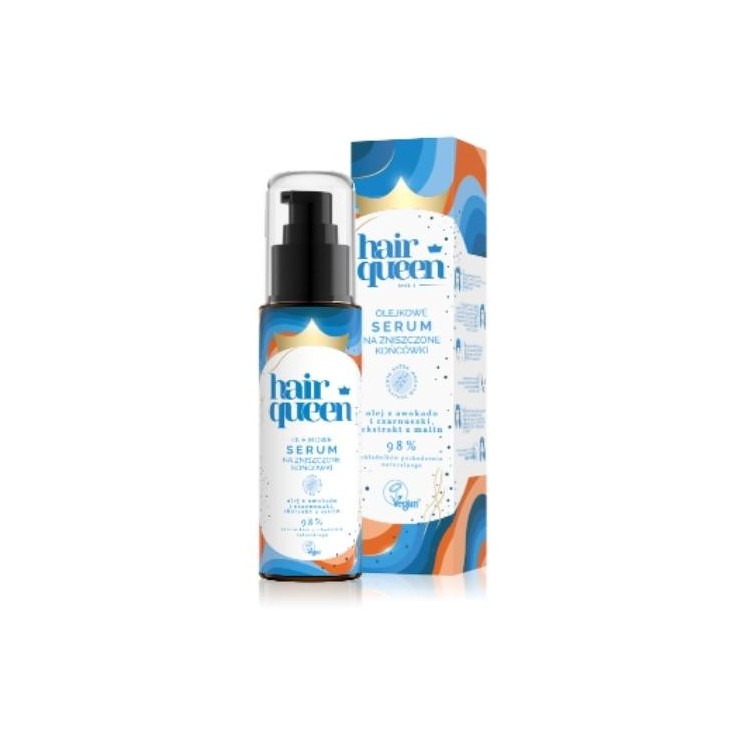 Hair Queen Oil Serum voor beschadigde punten 80 ml