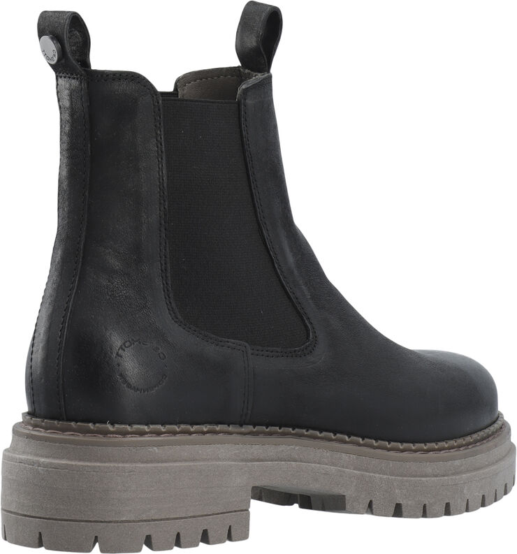 Cashott CASHANNAH Chelsea Boot Vegetable tanned Oily Nubuck Black