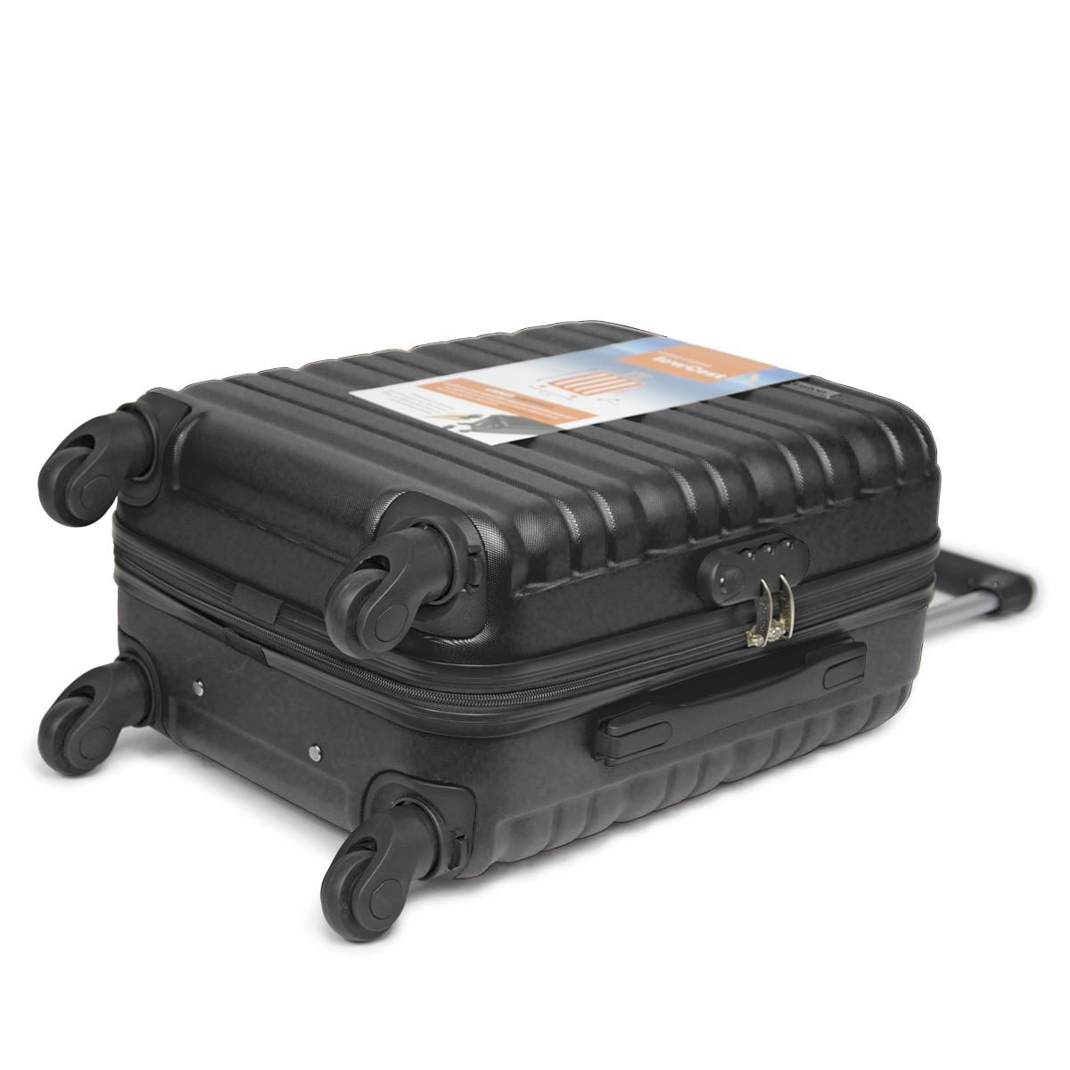 VALISE CABINE KINSTON NOIRE 50X36X20CM