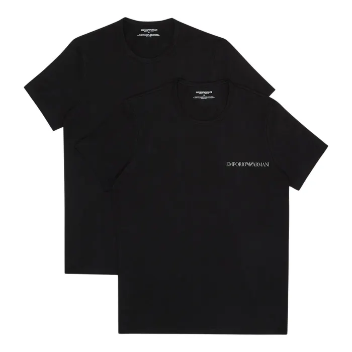 Emporio Armani Core Logo Crew Shirts Heren (2-pack)