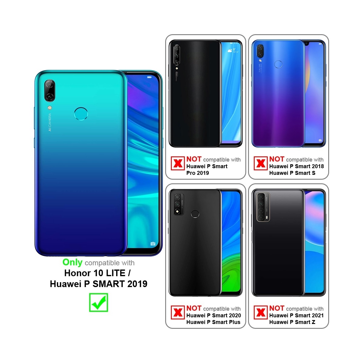 Honor 10 LITE / Huawei P SMART 2019 Skjermbeskytter