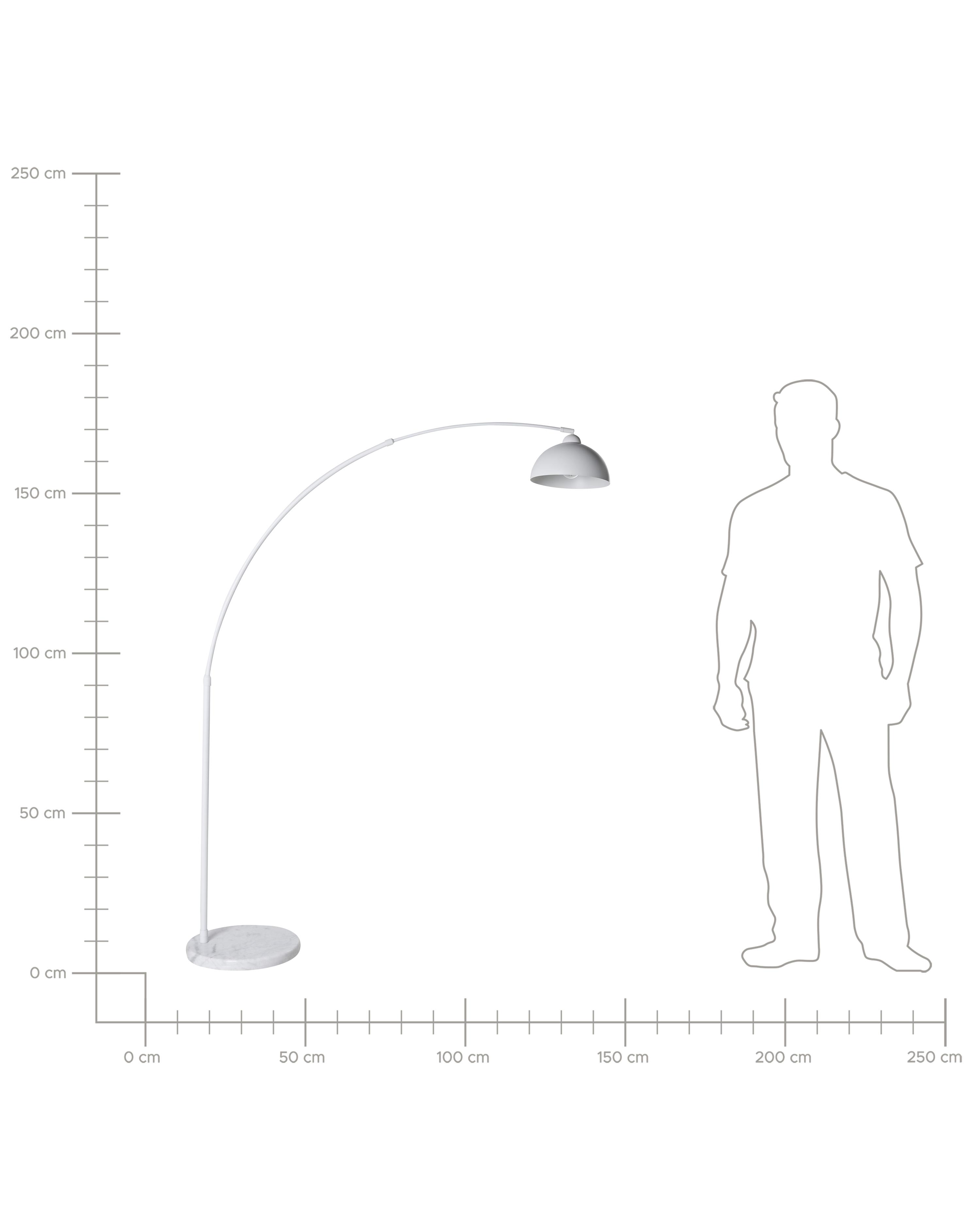 Staande lamp CAGAYAN Metaal Wit