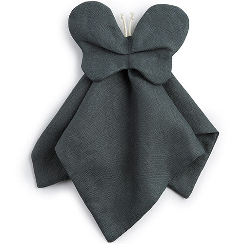 Nobodinoz knuffeldoek lin français - butterfly - green blue