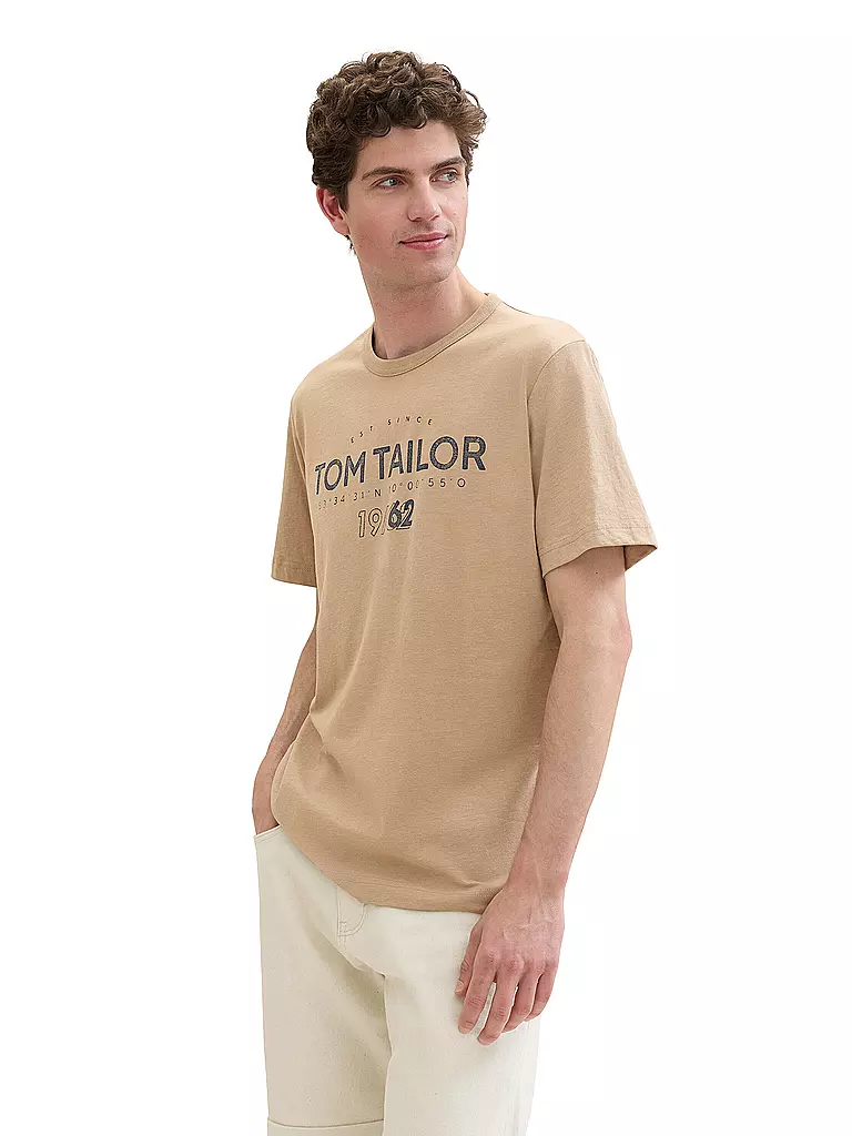TOM TAILOR T-Shirt  camel