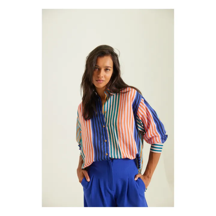 Tinsels Chemise Wyoming Prado Rayures  | Bleu