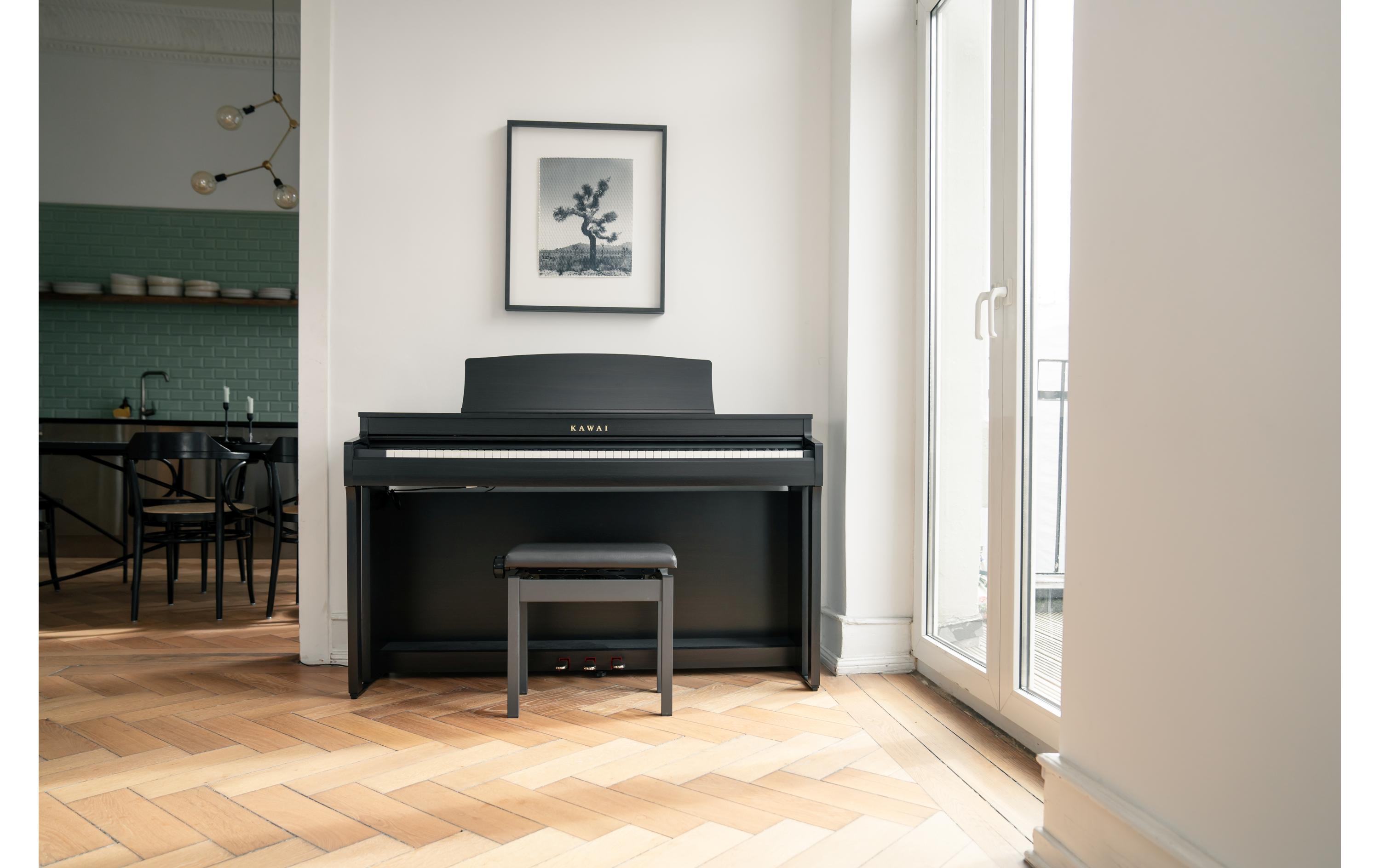 E-Piano CN-301 – Rosenholz<br>Digitalpiano mit Bluetooth-MIDI-Konnektivität, USB-Audiofunktionen und Unterstützung für die neuesten Apps
