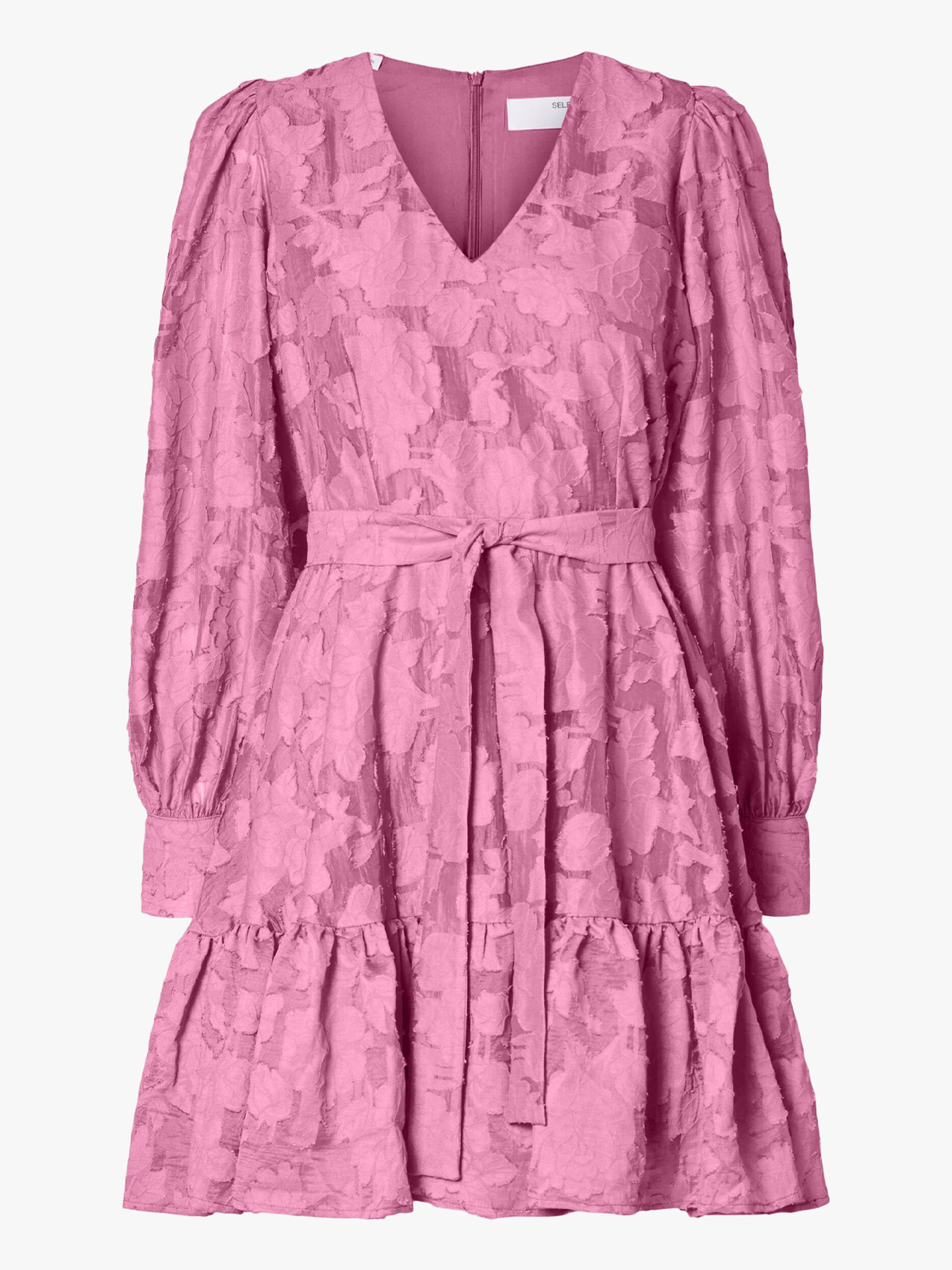 Calli-Sadie Long Sleeve Short V-Neck Dress
