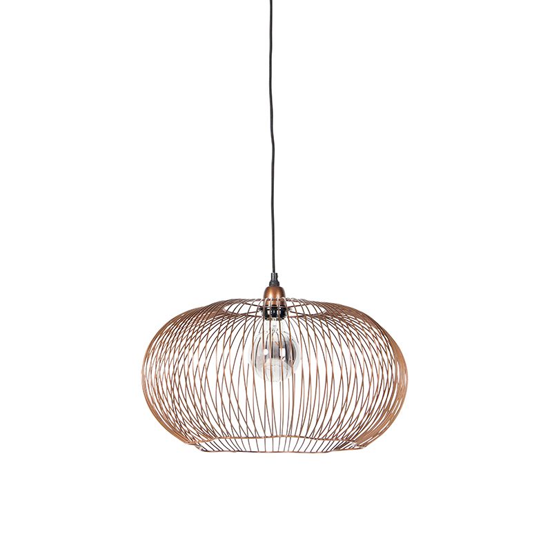 Industriële hanglamp koper 49 cm - Finn