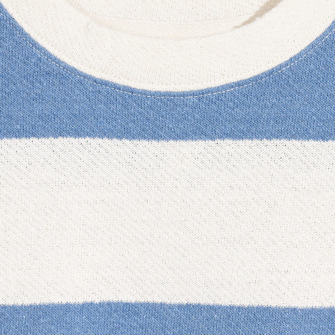 Bellerose T-Shirt Sine rayé blanc/bleu