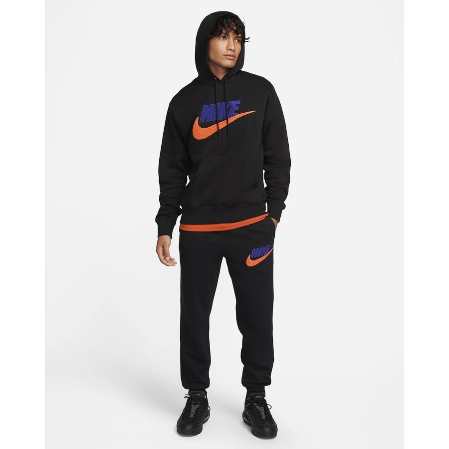 Nike Club Fleece Men's Pullover Hoo BLACK/BLACK