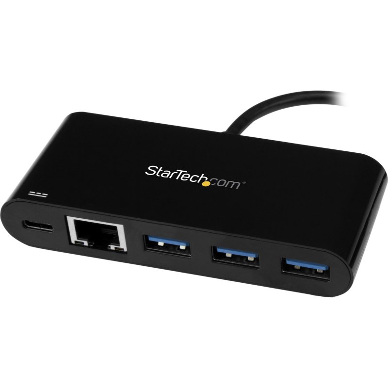 StarTech.com Adaptateur USB-C vers Gigabit Ethernet avec hub USB 3.0 à 3 ports et USB Power Delivery