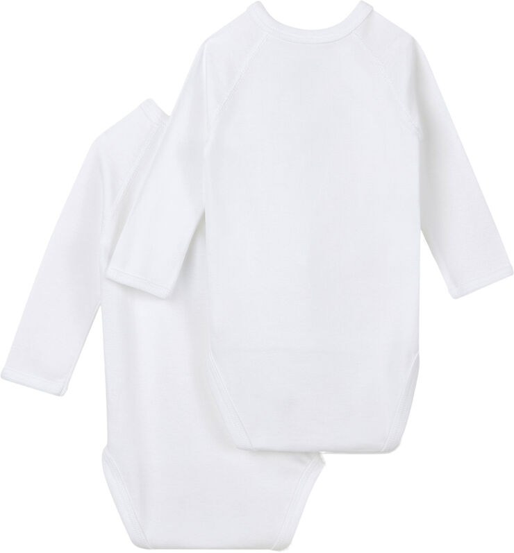 Petit Bateau 2 BODIES NAISS ML varian3M Variante 1