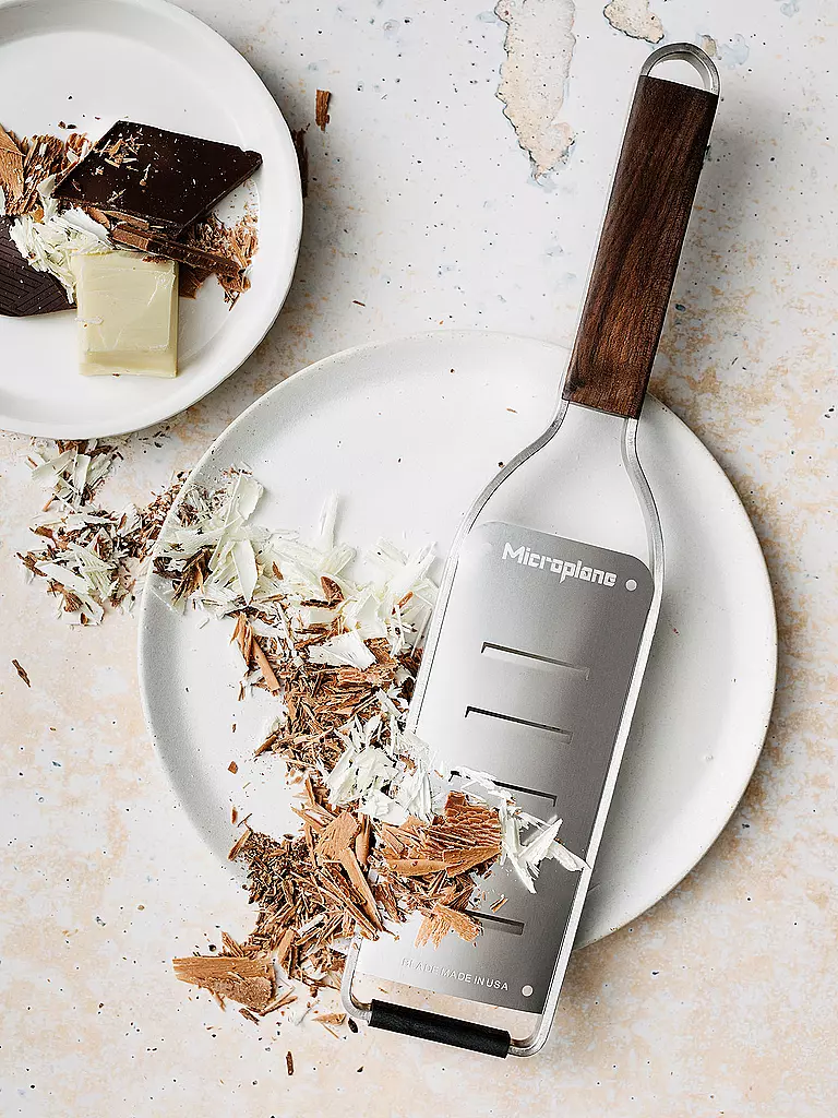 MICROPLANE Reibe - Raspel MASTER Walnuss braun