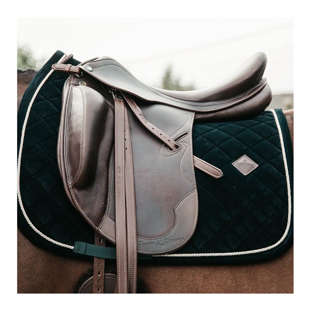 Kentucky CORDUROY - Tapis dressage vert sapin