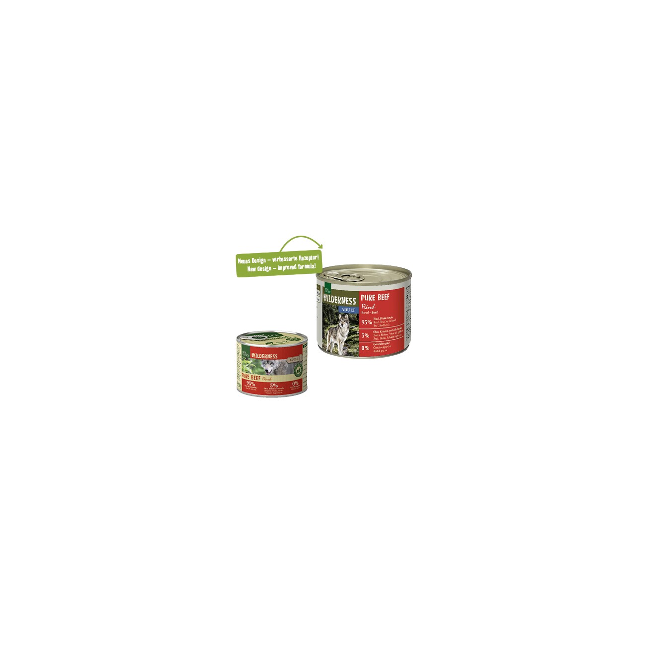REAL NATURE WILDERNESS Nassfutter Hund, Adult, Pure Beef 6x200 g