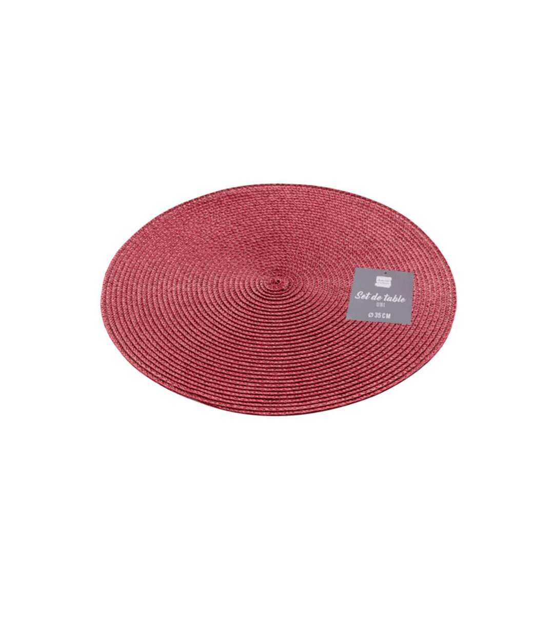 Set de Table Zebulon 35cm Bordeaux