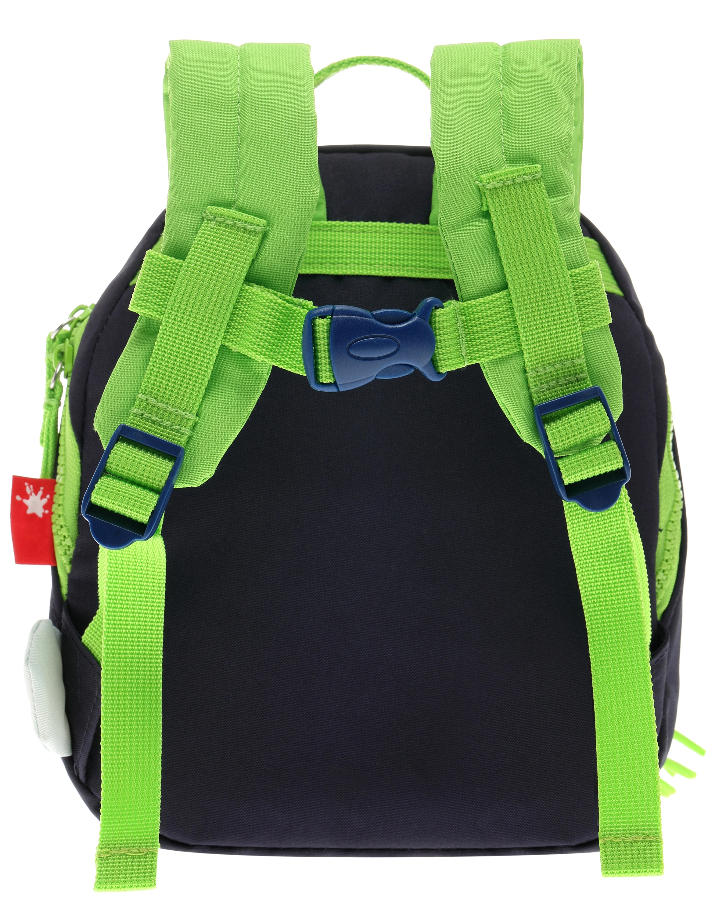 Kinderrucksack HASE (24x22x10) in schwarz/grün