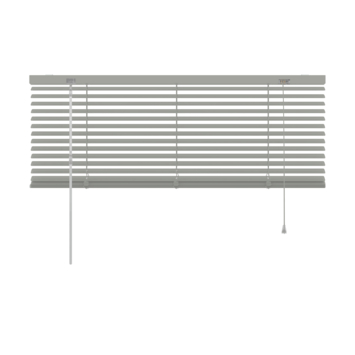 GAMMA aluminum jaloezie 25 mm donkergrijs (kleurnr. 202) 80x180 cm (bxh)