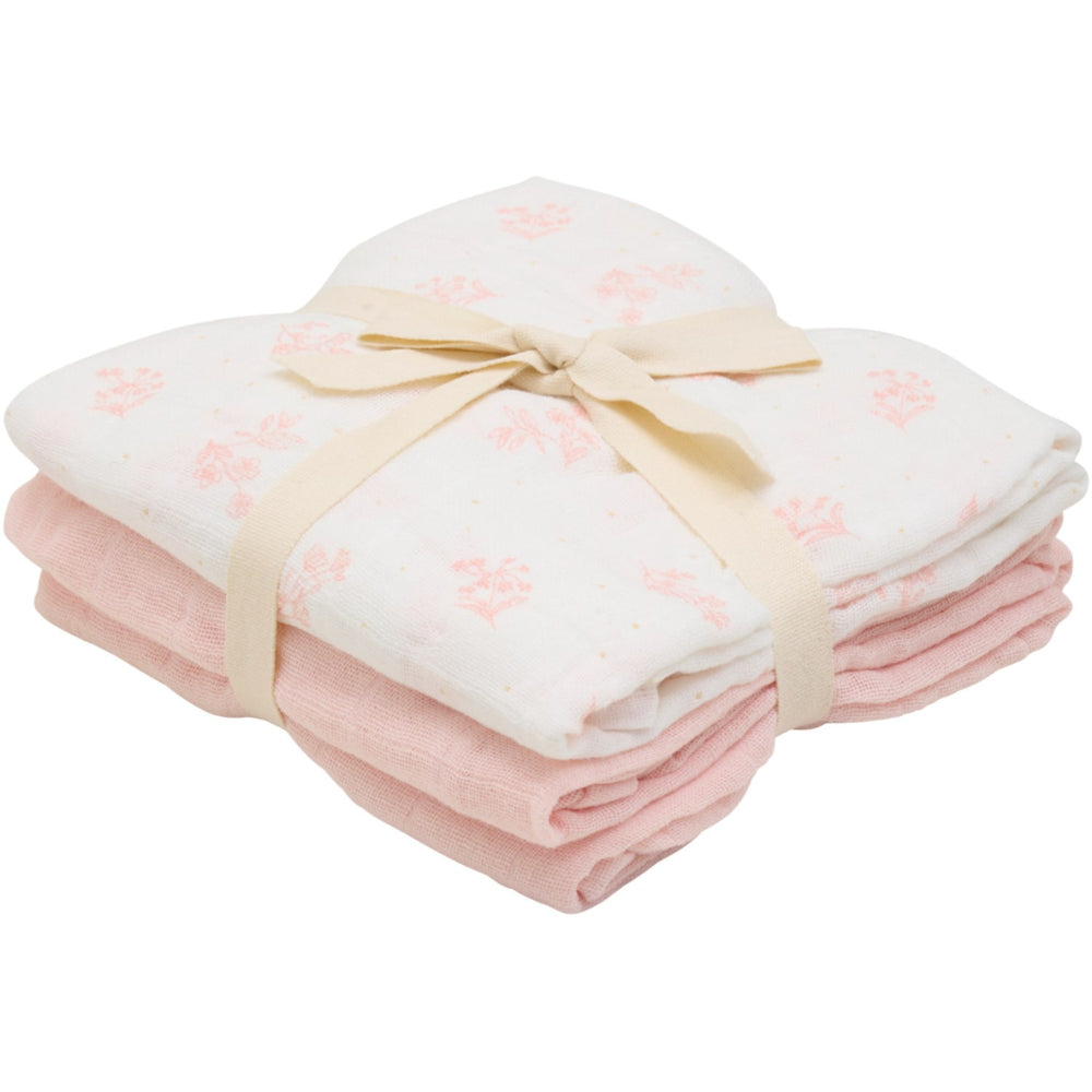 Køb Pippi Veiled Rose Økologiske Stofbleer Muslin 3-pak