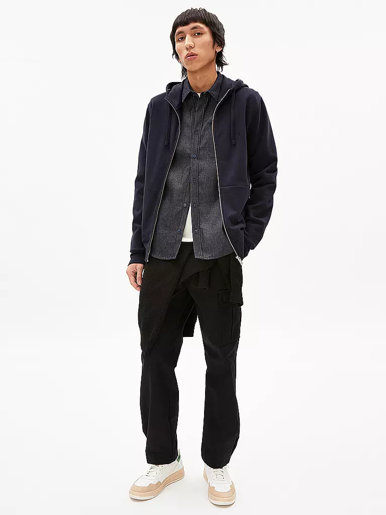ARMEDANGELS Sweatjacke SAROMIAAN blau