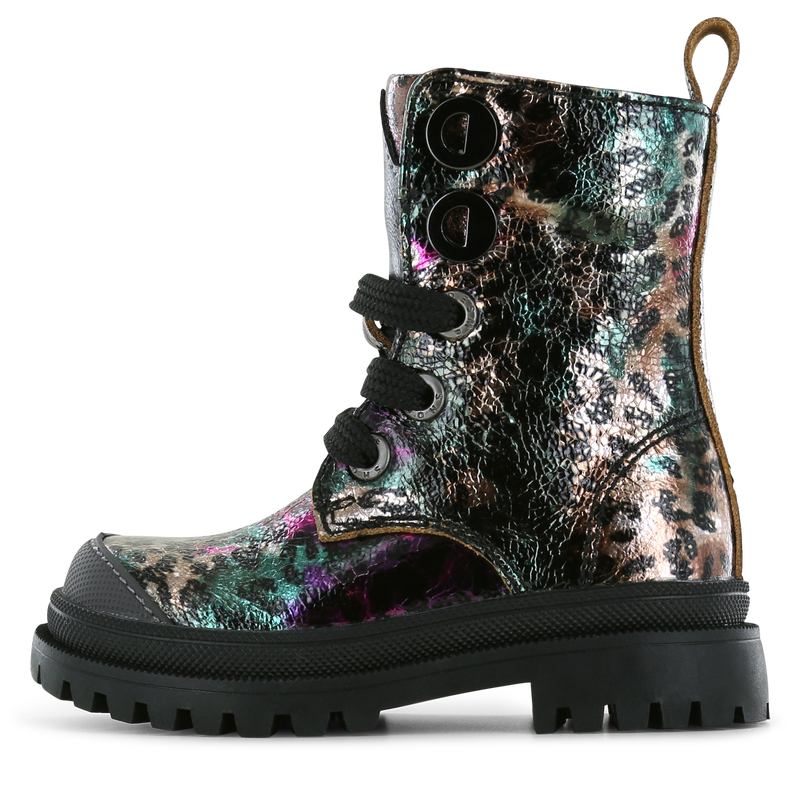 Shoesme metallic-multicolor bikerboot Leer, Metallic | Sale