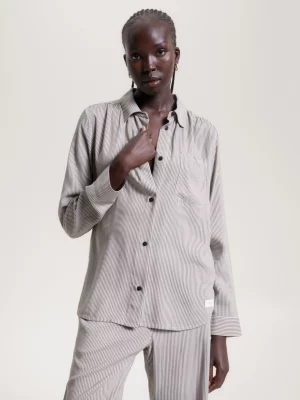 Blusa de pijama listrada TH Established