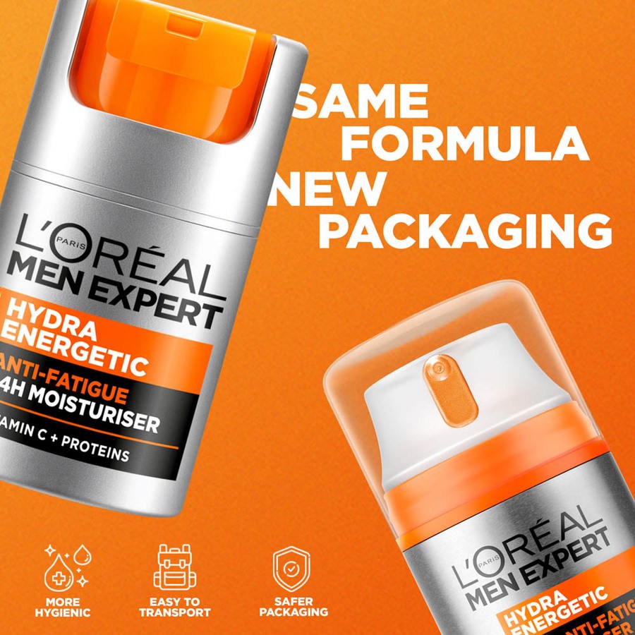 L'Oréal Paris Men Expert Hydra Energetic Moisturising Lotion Trio 3x50ml