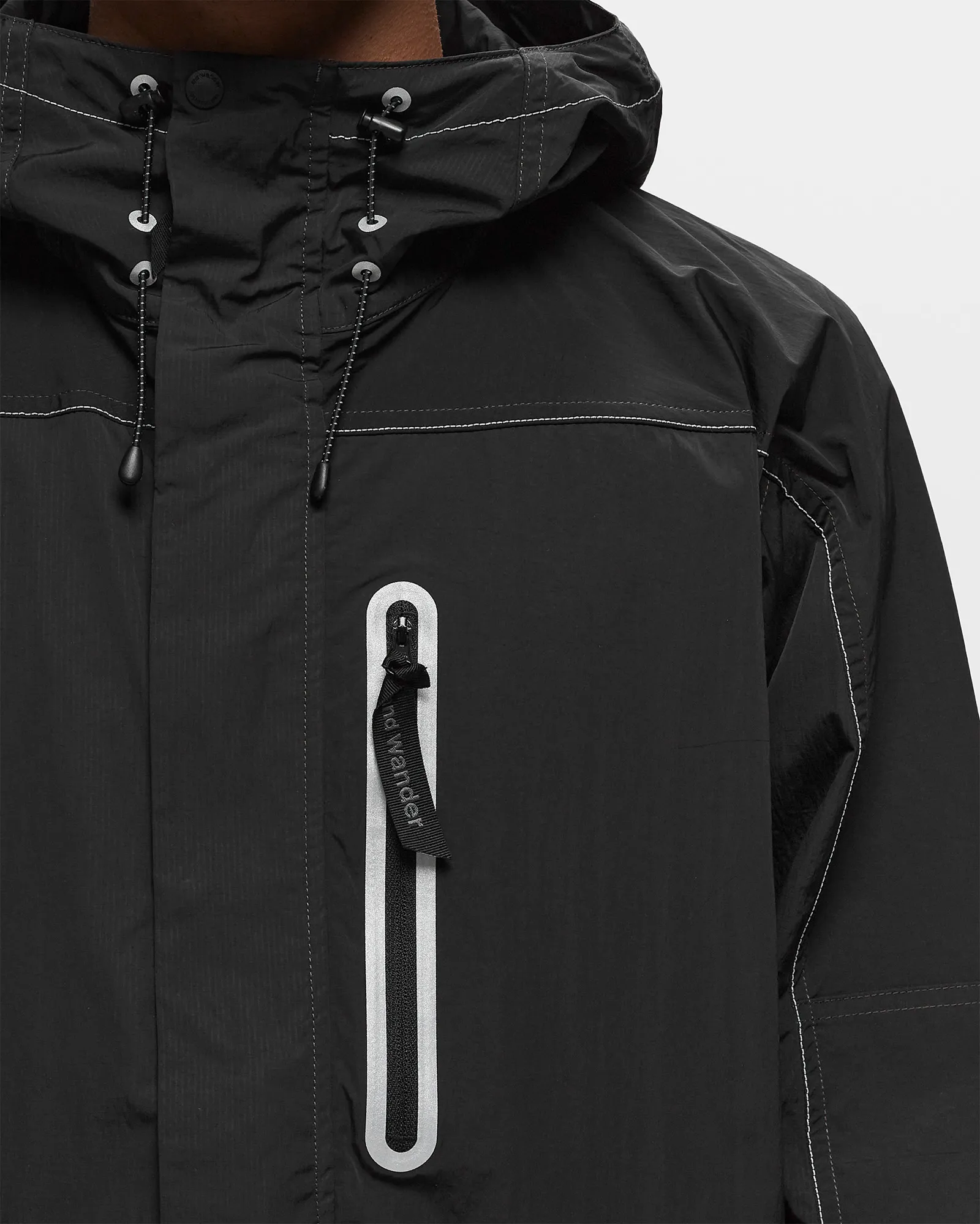 Gramicci x AND WANDER PATCHWORK WIND HOODIE