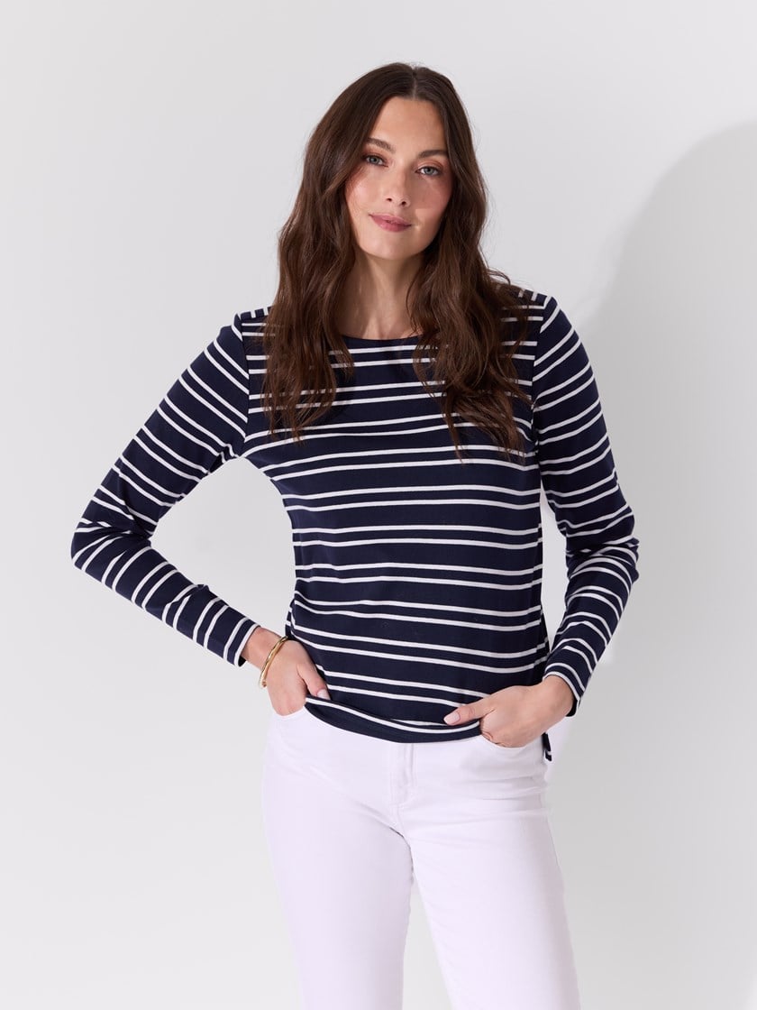 Sienna topp Navy Blazer