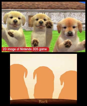 Nintendogs and Cats 3D: Golden Retriever (Select)- Nintendo 3DS