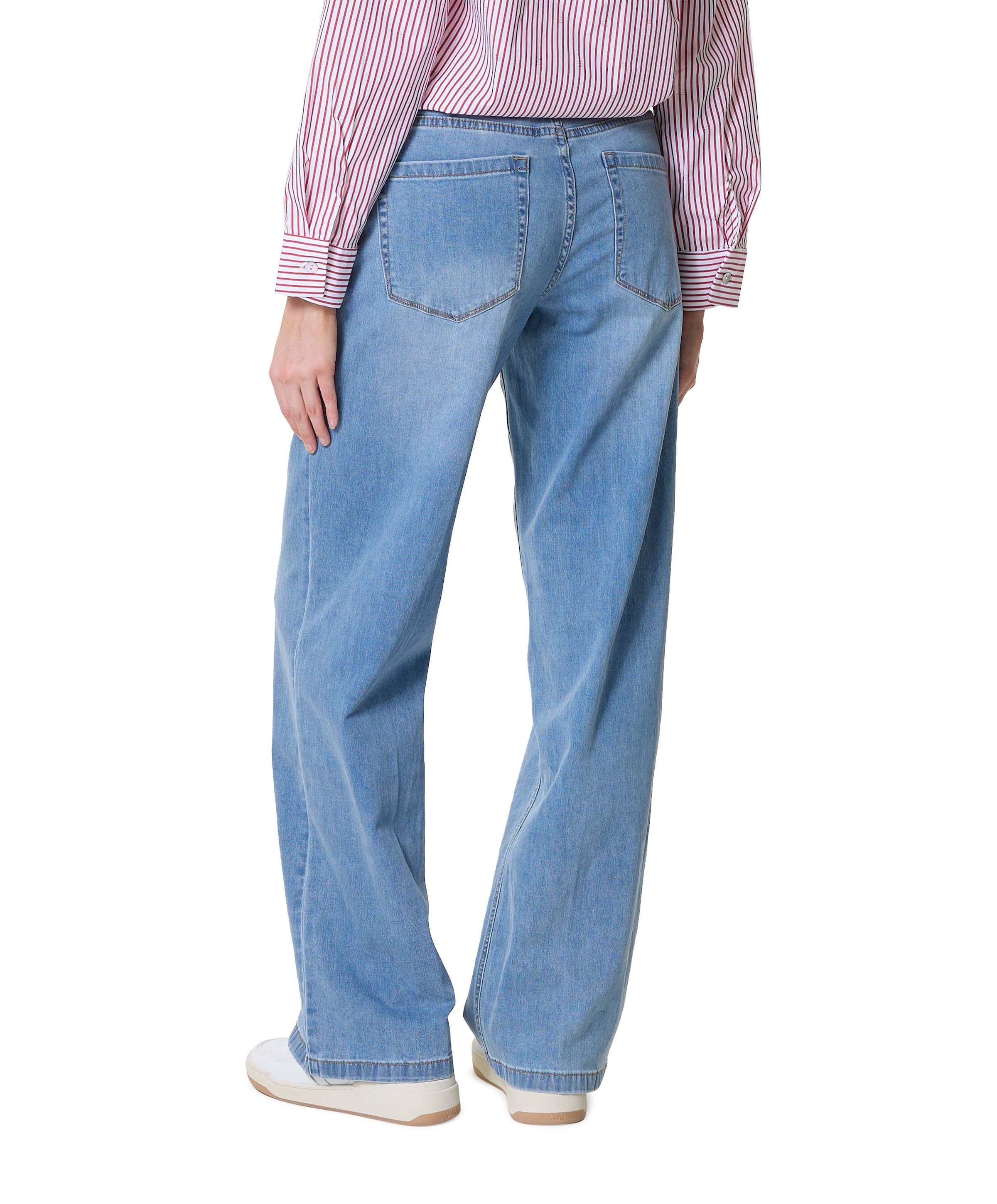 Red Button Colette & Belt dames jeans blauw