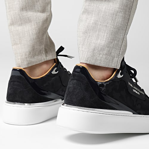 Baskets Raphael Matt Nappa Navy Reflective Camouflage