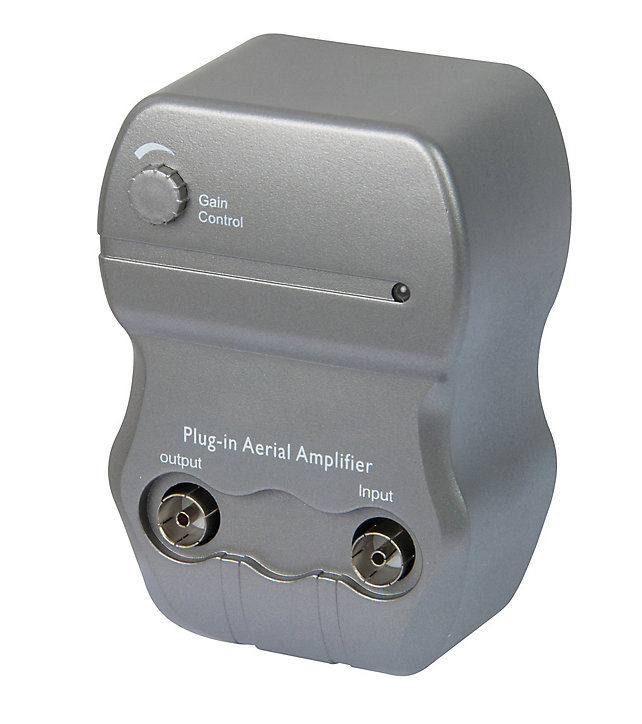Amplificateur intérieur TV 1 sortie réglable - Fiche coaxiale Blyss