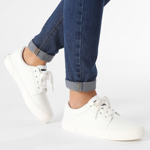 Baskets Femme Lace Up Aspen Derby Bioveg 2415 Ecru