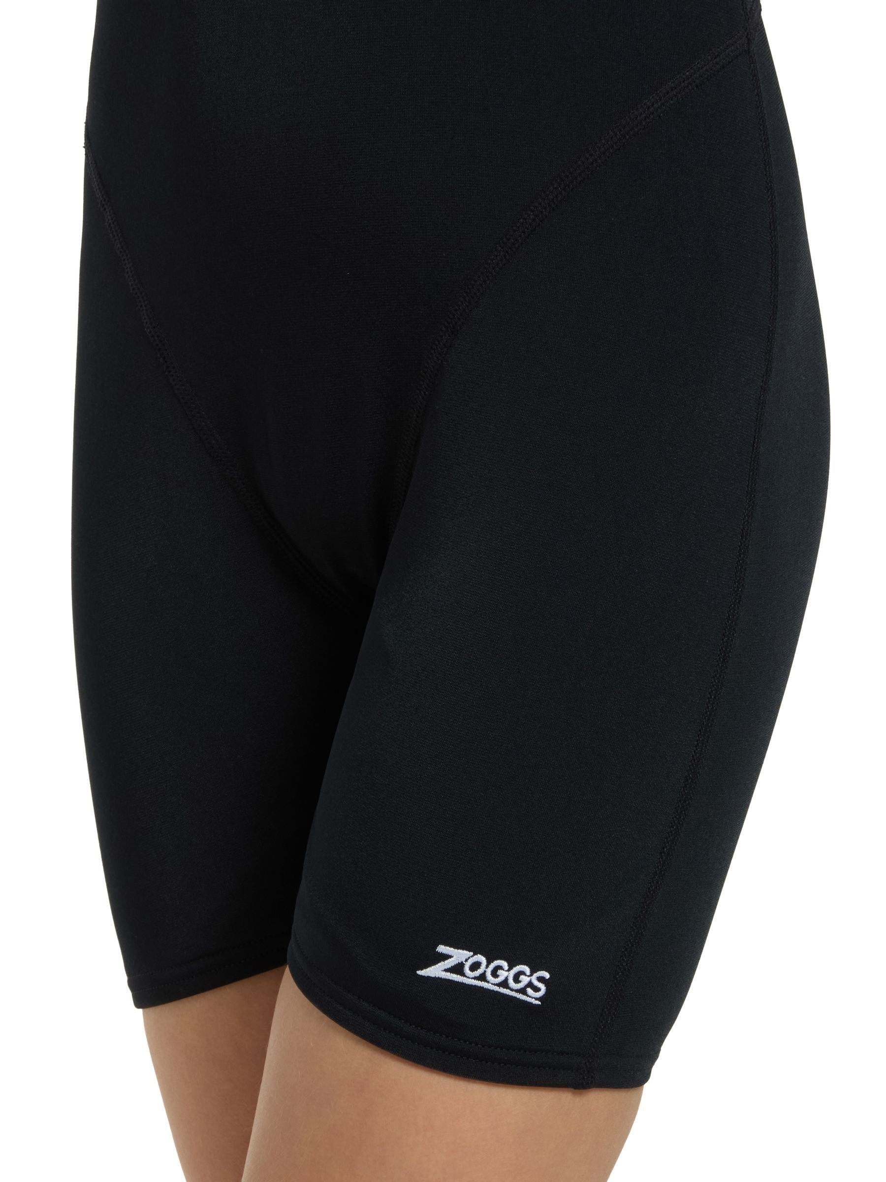Zoggs Cottesloe zwart badpak met pijpen voor meisjes