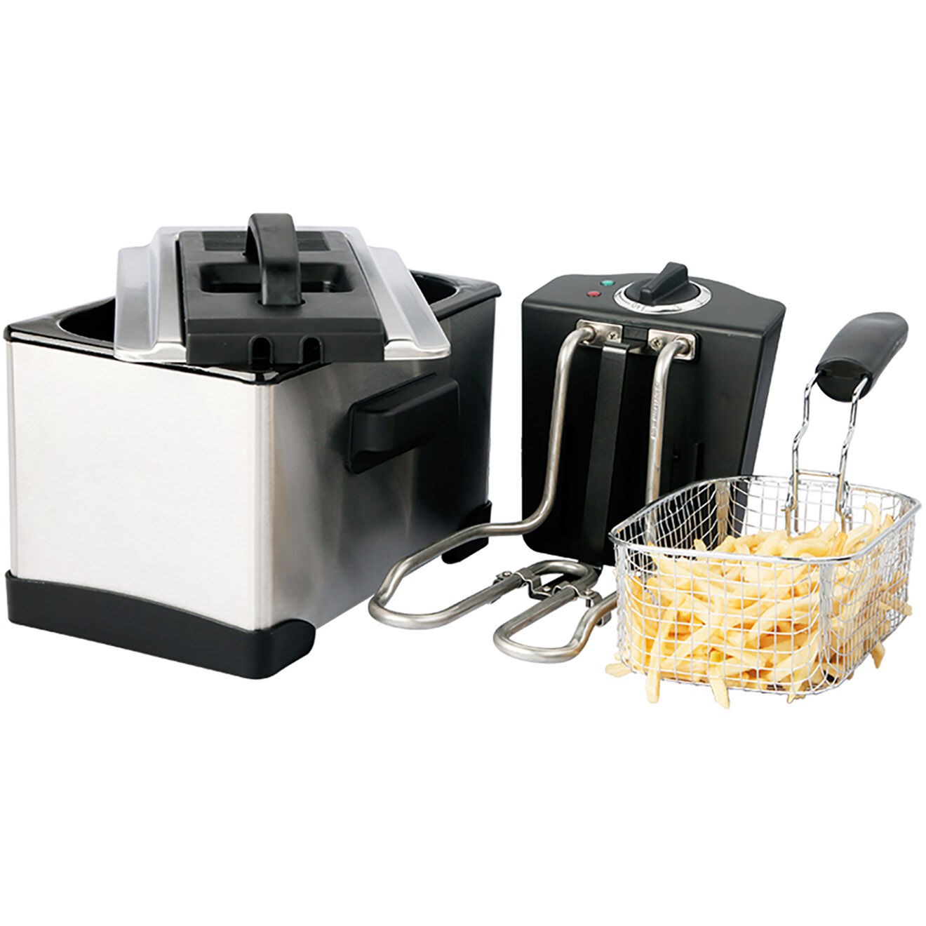 Kitchencook Friteuse 3l inox semi6-pro fry plus gris/noir