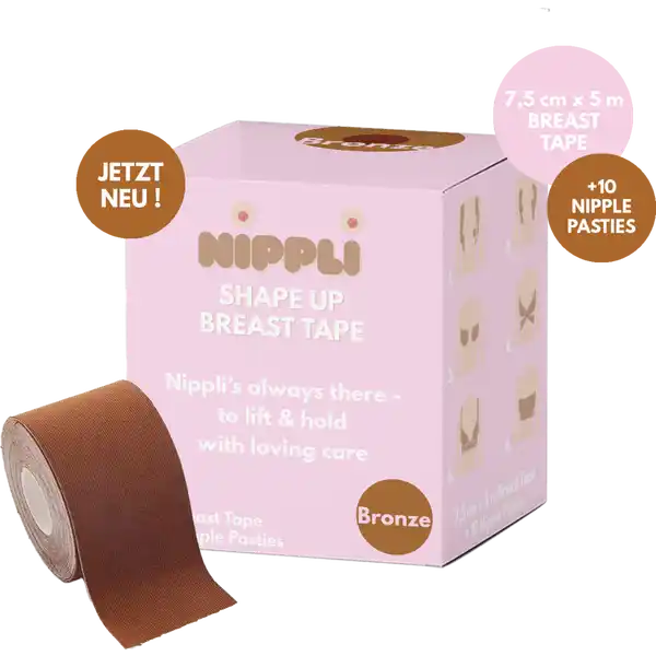Shape Up Breast Tape Bronze