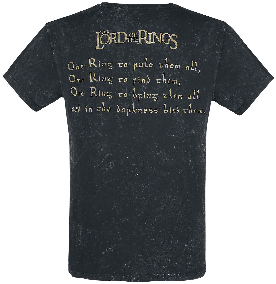 One Ring To Rule Them All | Le Seigneur Des Anneaux T-Shirt Manches courtes