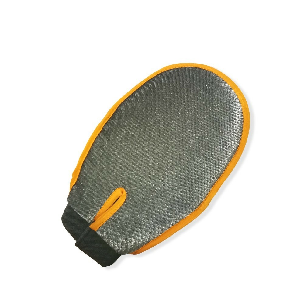 Gant de brossage 2-en-1 pour chiens et chats de , gant ambidextre, fermeture auto-agrippante, accessoire de toilettage