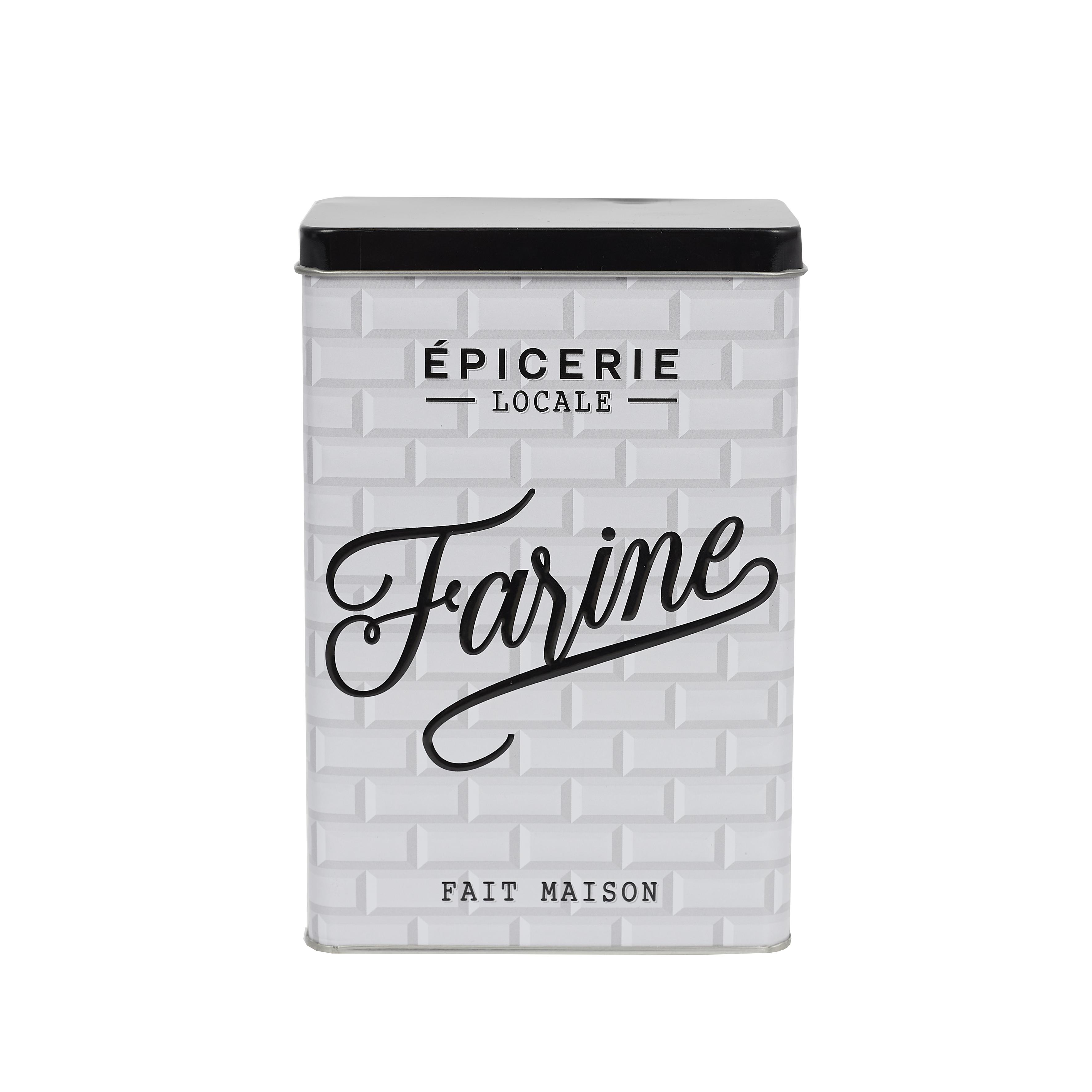 BOITE FARINE METAL EMBOSSE BROOKLYN