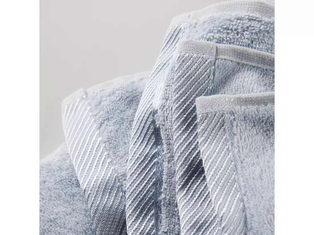 Serviette de Bain en Bambou Bleu Clair 100x150 cm