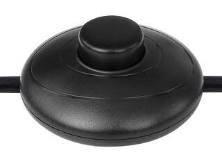 PRISKA Stehlampe schwarz 54017S, B/H/T: 74 x 204 x 80 cm, Metall