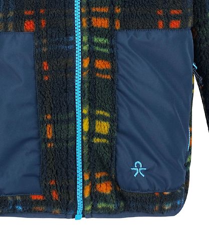 Color Kids Fleecejakke - Total Eclipse m. M?nster