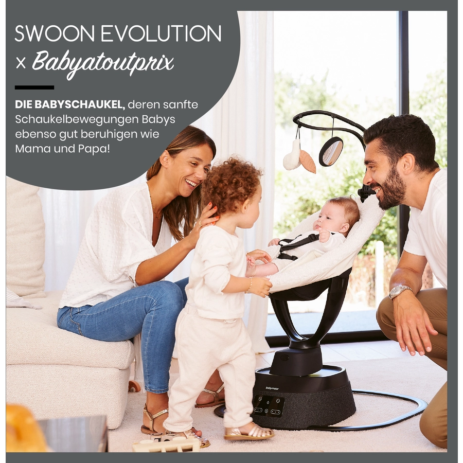 babymoov Babywippe Swoon Evolution Curl White
