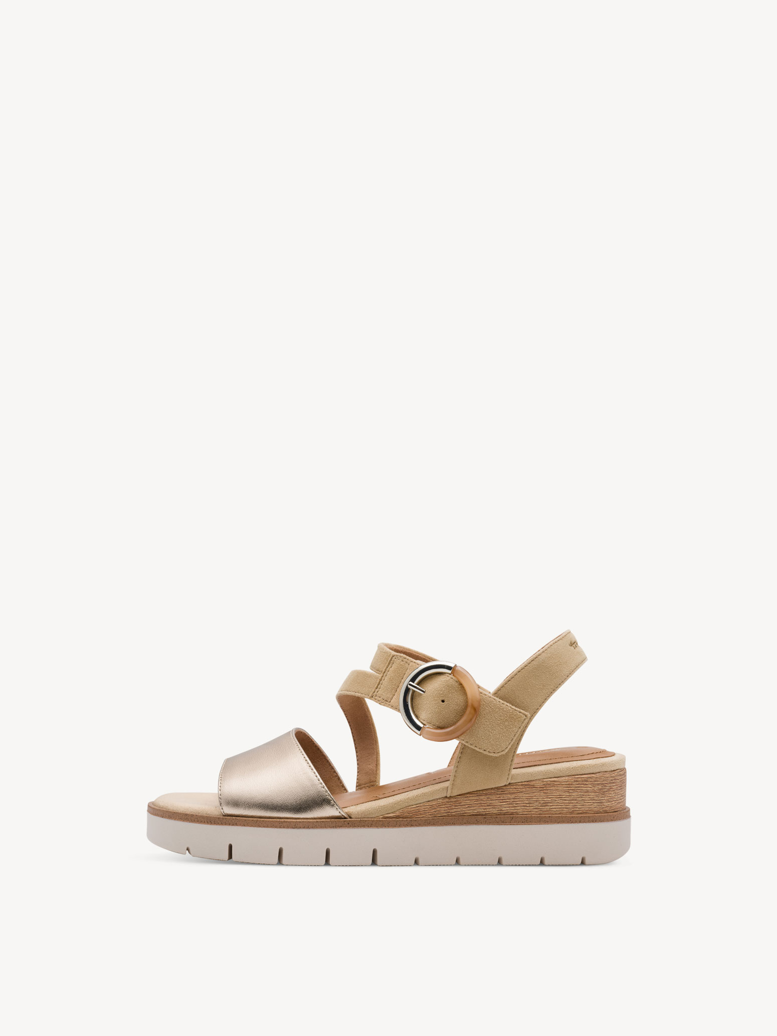 Leren Sandaaltje - beige