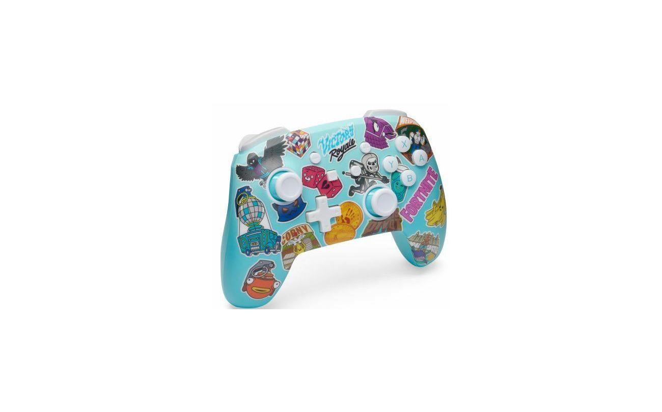 Switch PowerA Wireless Controller Fortnite Sticker Mania