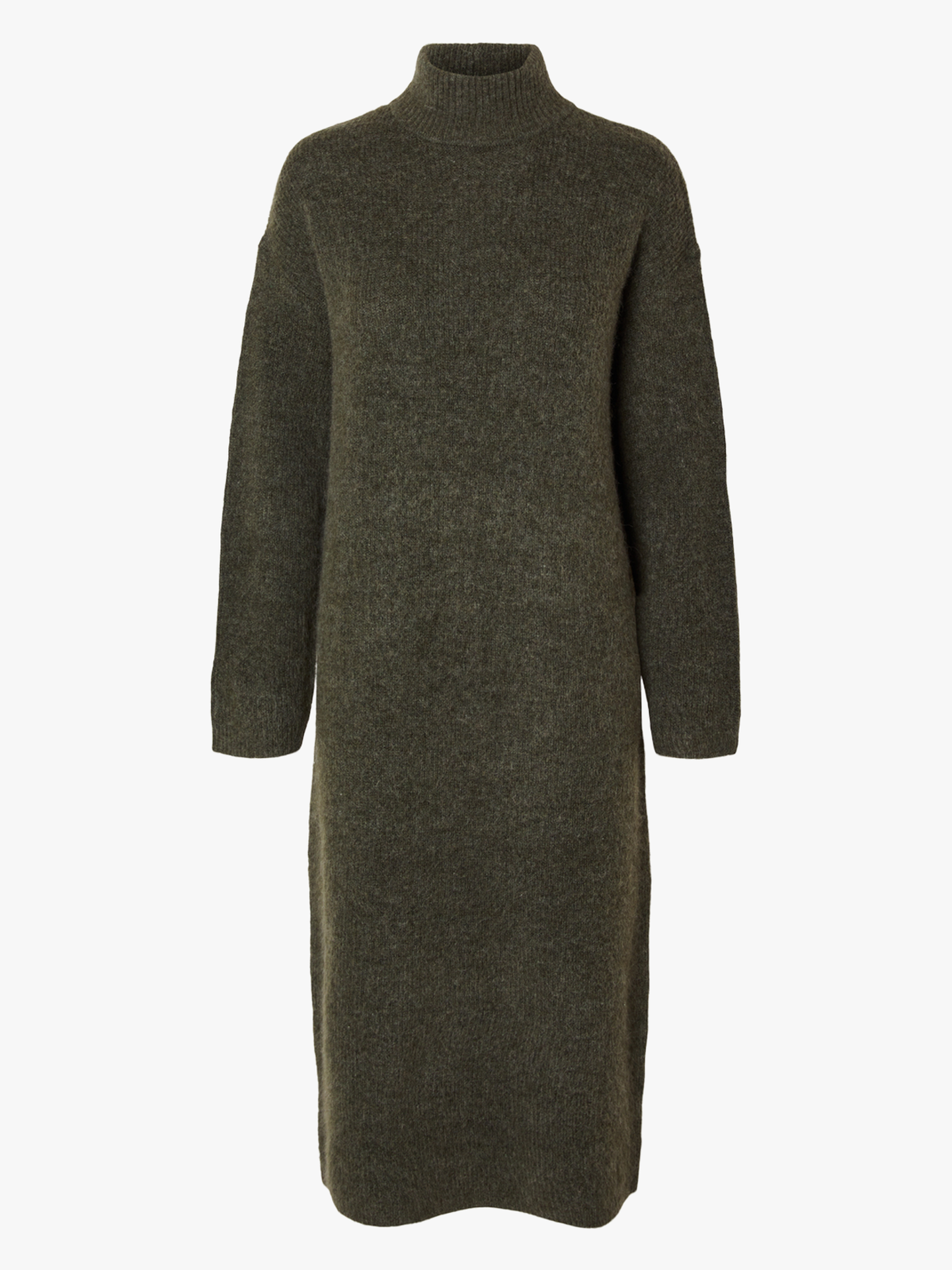 Maline Long Sleeve Knit Dress High Neck