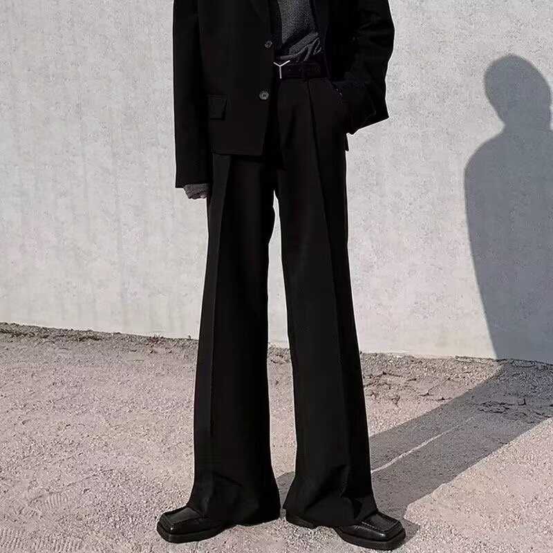 Real Boy - Hoge taille effen uitlopende broek