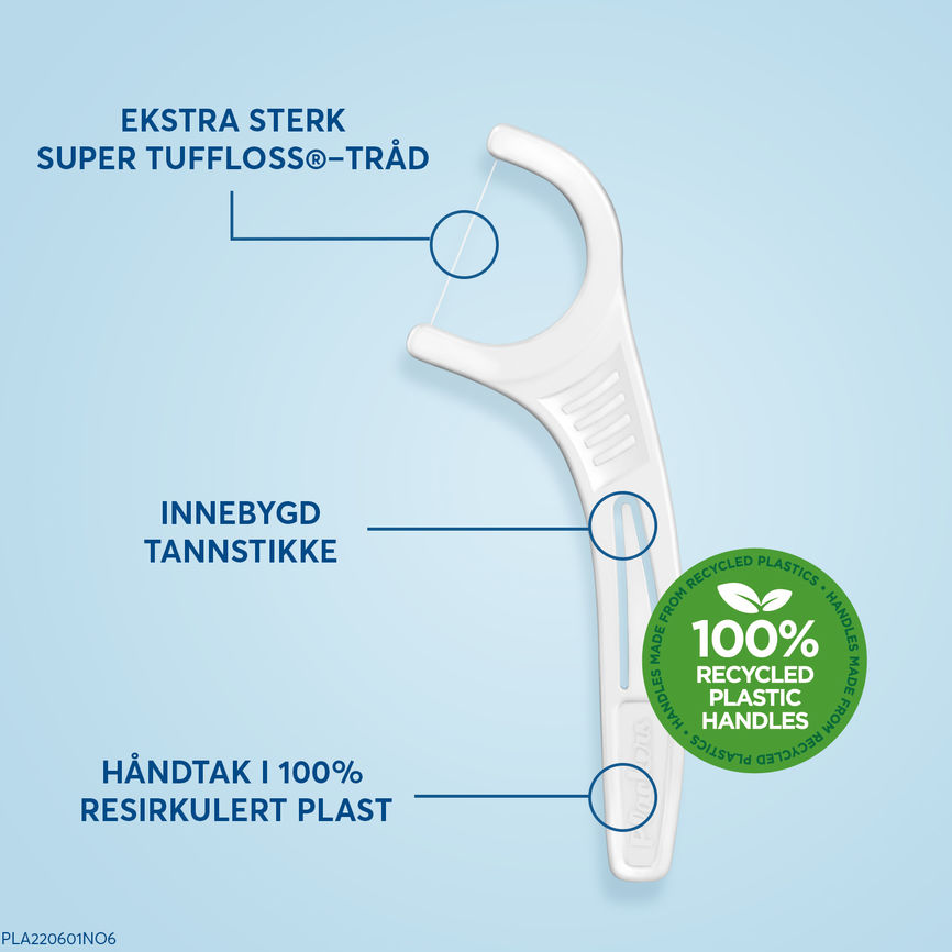 Plackers Original tanntråd 38 stk