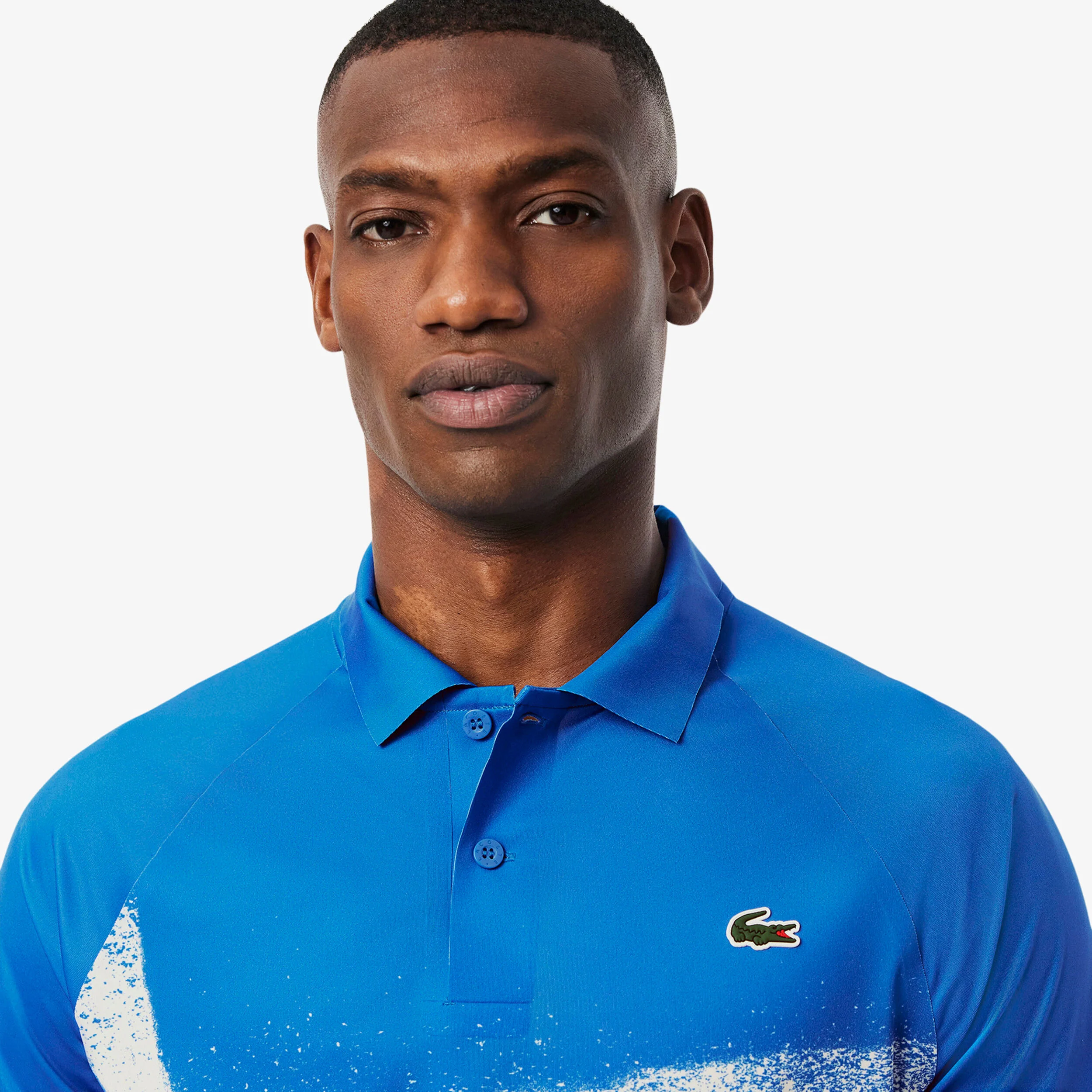 Lacoste Djokovic Polo Hommes - Bleu , Blanc